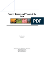 Poverty Trends and Voices of The Poor-May2001