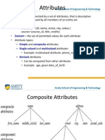 Attributes: Course (Course - Id, Title, Credits)