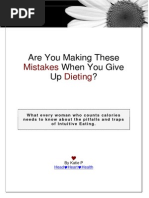 Intuitive Eating Mistakes