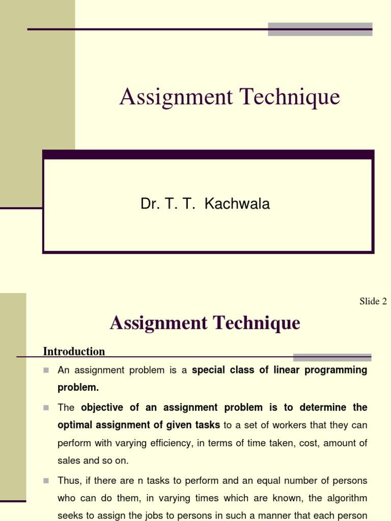 Assignment method pdf picture