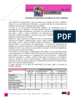 La Importancia Del Equipo de Seguridad en Las Labores de Corte y Soldadura