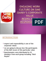Engaging Work Culture On Sime Darby's Corporate Value2