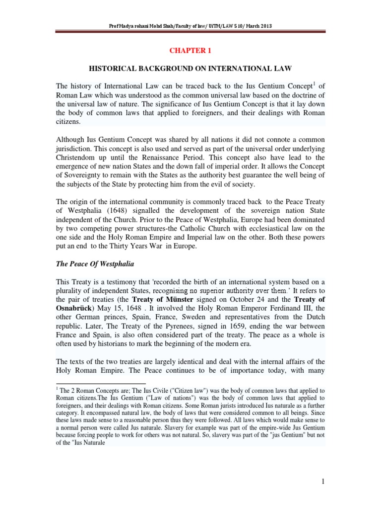 Topic 1 Intro to Pil Notes Public International Law