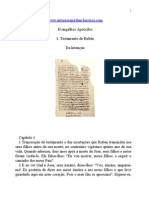 Evangelhos Apócrifos - Testamento de Rubén.doc