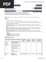 Standard Due Dates For Competing Applications