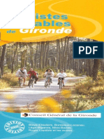 Pistes Cyclables Gironde 2008