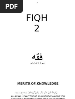 Fiqh 2: Merits of Knowledge