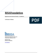 RISA Foundation Verification Problems