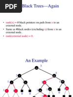 Red-Black Trees-Again: Rank (X) X X X Rank (External Node) 0