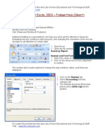 Excel Formatting 2007