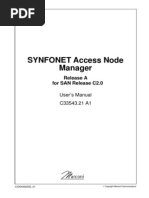 SYNFONET Access Node Manager NOkia