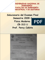 Solucionario Examen Final 2009-1