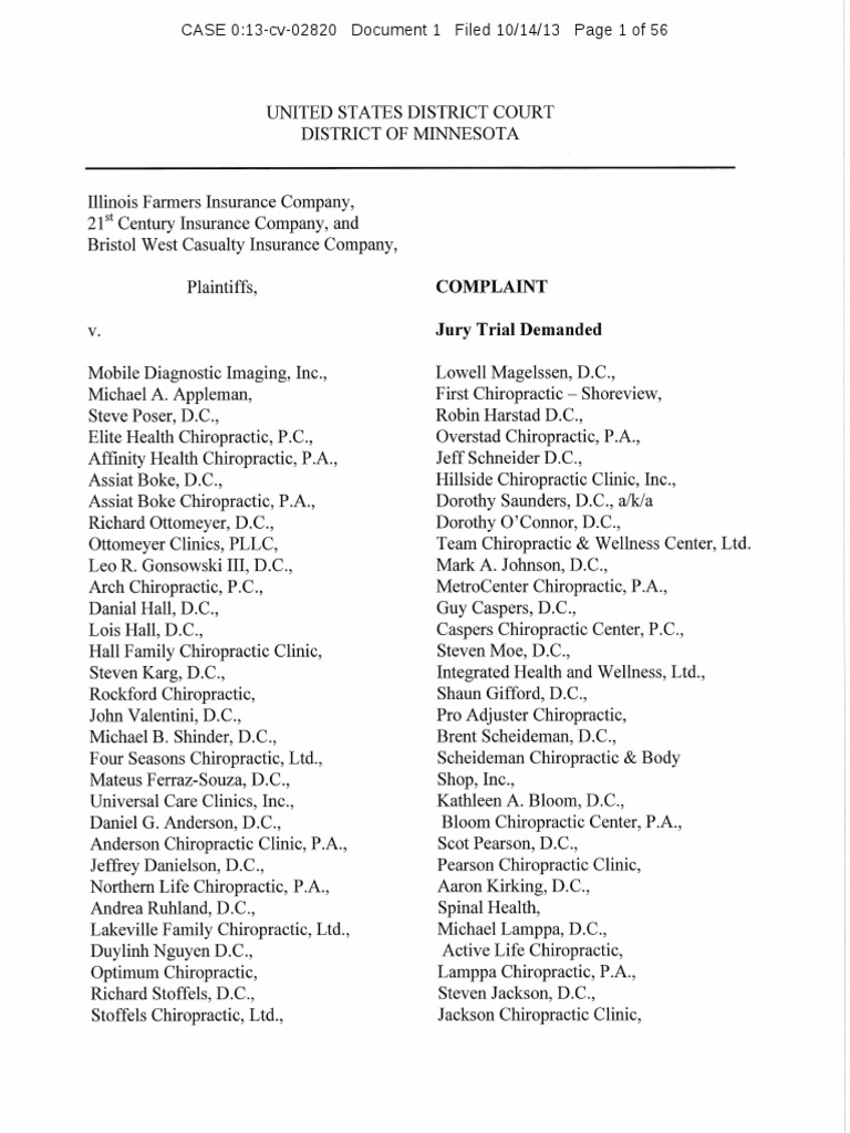 Farmers Insurance Lawsuit PDF Lawsuit Legal Disputes