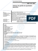 NBR ISO 9001 2000 - Sistema de Gestao Da Qualidade
