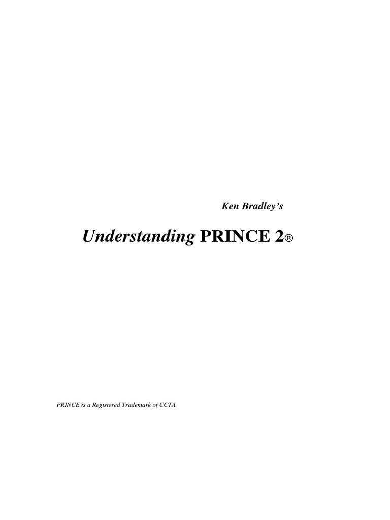 Understanding Prince2 | PDF | Project Management | Risk Management
