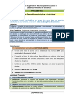 Curso Superior de Tecnologia em Análise e Desenvolvimento de Sistemas 5º Semestre Produção Textual Interdisciplinar - Individual