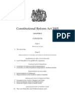 Constitutional Reform Act 2005 (Chapter 4)