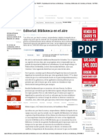 06.10.13_Editorial_ Biblioteca en el aire- Editoriales EL TIEMPO- Digitalización de libros en bibliotecas