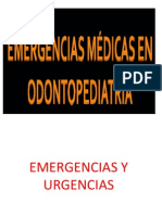 Emergencias y Urgencias en Odontopediatria