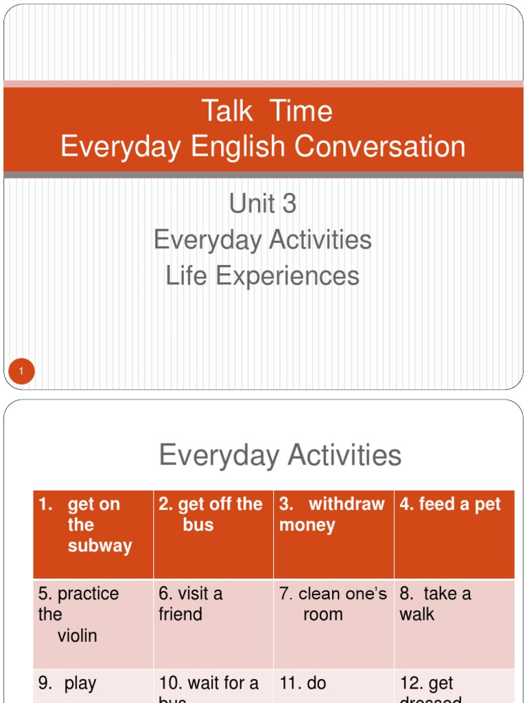 Everyday English Conversations for Kids | PDF