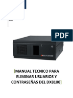 Recuperación de Contraseñas Grabador Digital DX8100
