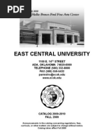 Download East Central University Catalog 2009-2010 by East Central University SN17614755 doc pdf