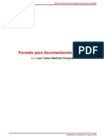 Formato para Documentación Técnica Plantilla