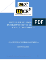 Manual Para Micro Proyectos UGCR