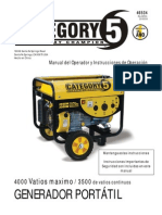 Generador Portátil Category 5 - Manual Del Operador - CHAMPION POWER EQUIPMENT