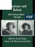 Frijda Nico H., Antony S. R. Manstead, Sacha Bem Emotions and Beliefs How Feelings Influence Thoughts Studies in Emotion and Social Interaction 2000
