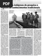 Experiências indígenas de pesquisa e registro de conhecimentos tradicionais