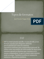 Tipos de Formatos de JOSE VICENTE)