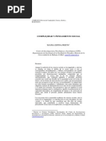 Maira Espina Complejidad Pensamiento Social