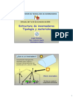 Estructuras de Invernaderos. Tipología y Materiales