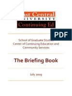 The CCECS Briefing Book 2009