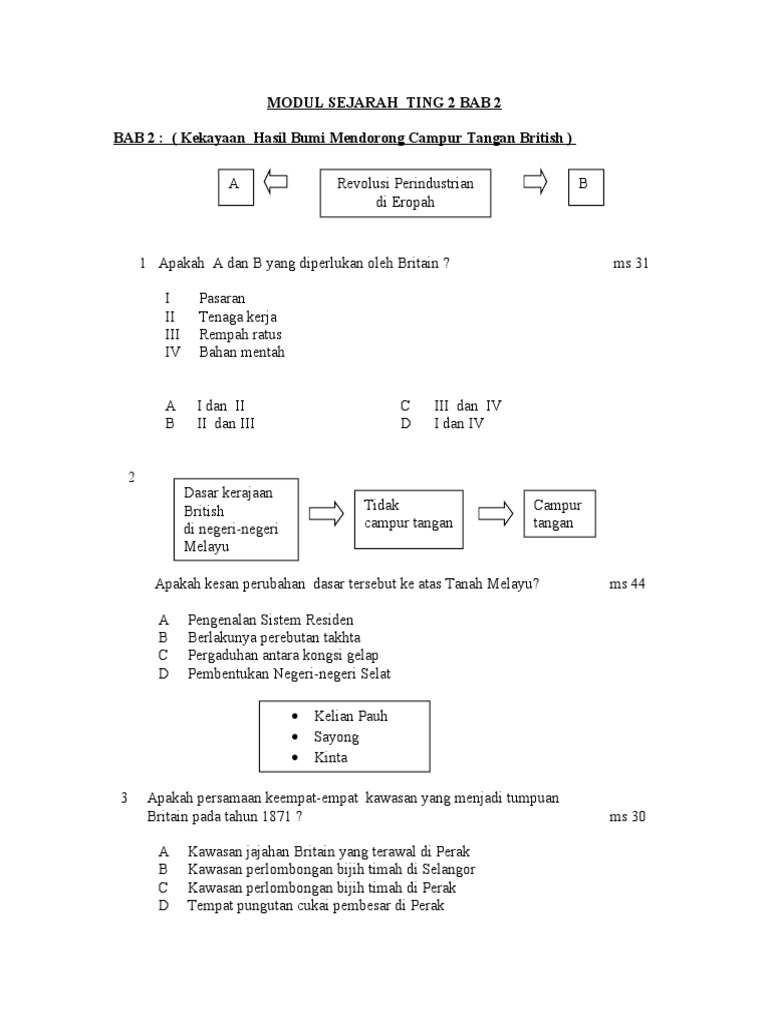 Bab 2 Tingkatan 2 Pdf