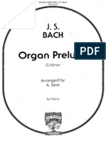 Bach-Siloti - Organ Prelude in GM For Piano