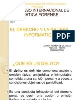 El Derecho y La Prueba Informatica