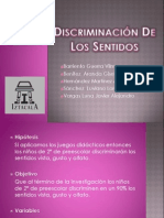 Discriminacion de Los Sentidos[1]