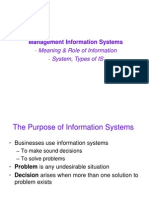 Management Information Systems Meaning & Role of Information