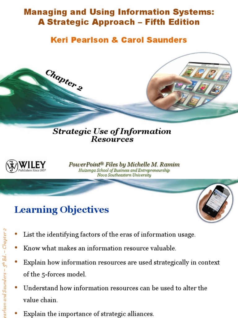 Keri Pearlson & Carol Saunders: Managing and Using Information Systems ...