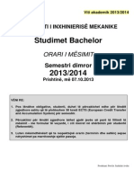FIM - OrARI Bachelor Sem. Dimror 2013-14