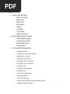 Recipe
