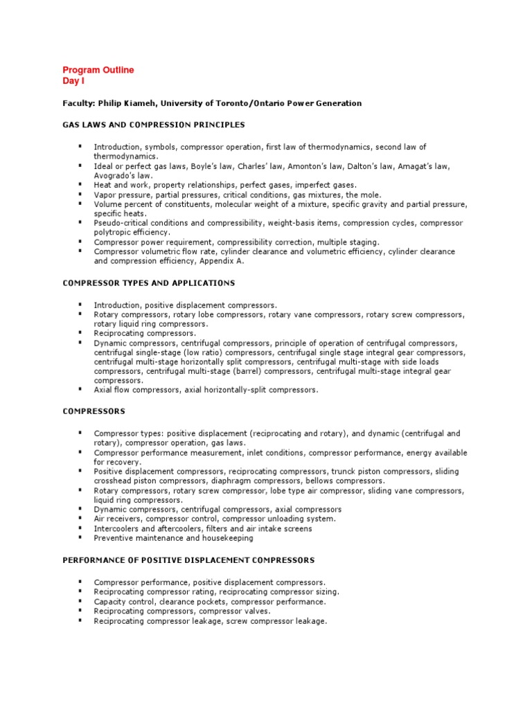 Comprehensive Compressor Training | PDF | Gas Compressor | Actuator