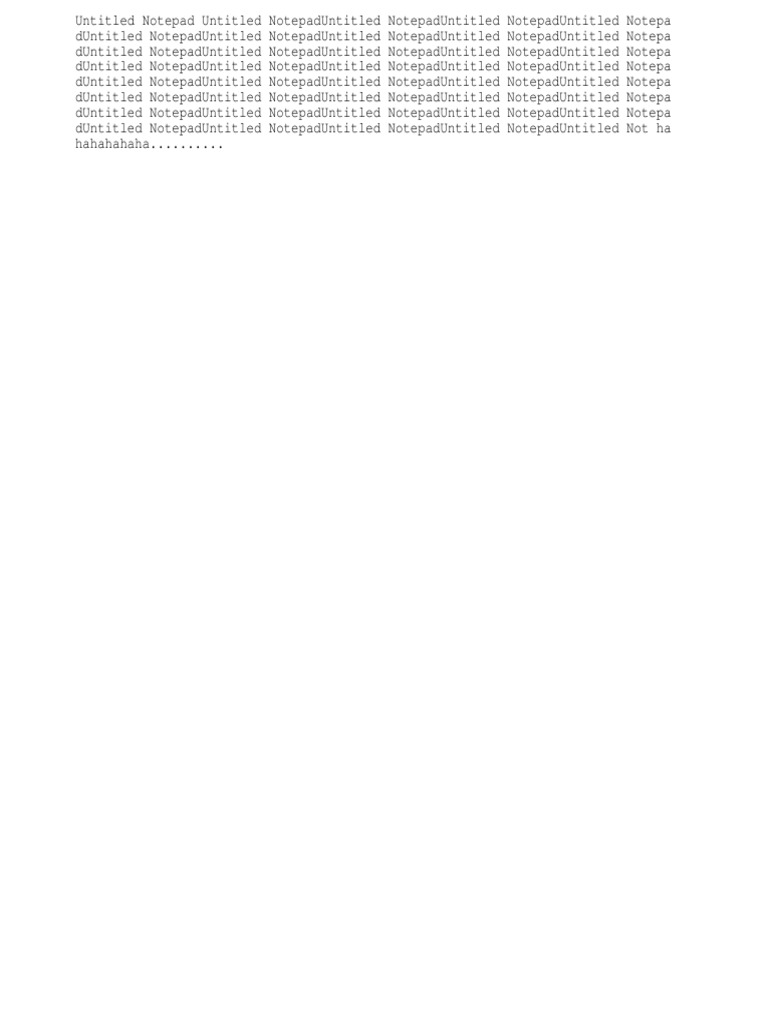 Untitled Notepad | PDF