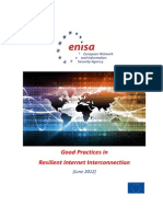 ENISA Report On Resilient Internet Interconnections