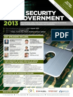 Cyber Security for Government 2013 Conference Brochure