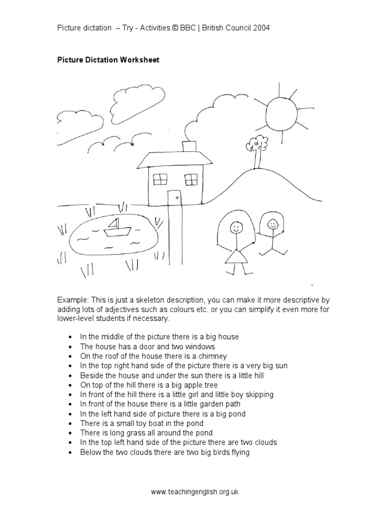 Picture Dictation | PDF