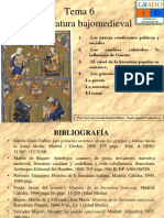 Tema 6. La Literatura Bajomedieval