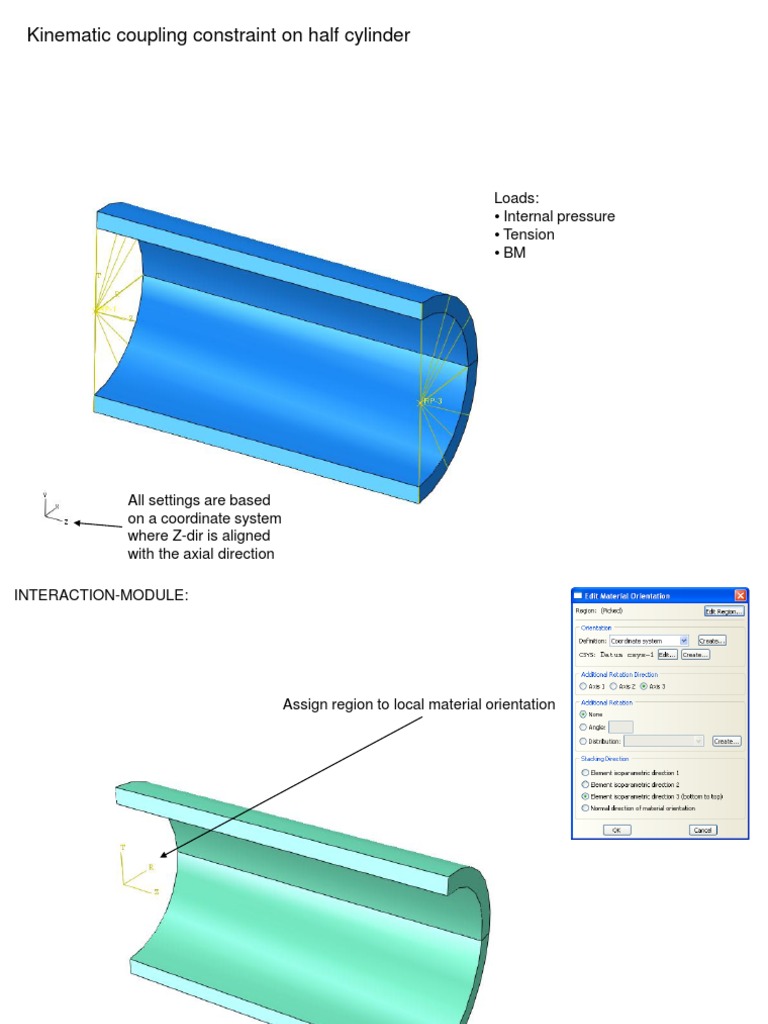 Kinematic coupling Half Cylinder Kinematics Rotation Around A Fixed